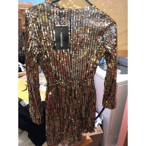 Gold Sequin dress